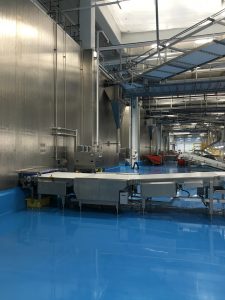 Production Line in Industrial Processing Facility where IJ White Spiral Systems are in operation